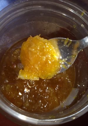 Una foto de Naranja en rodajas en almíbar