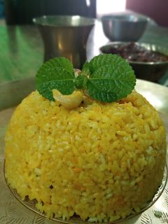 মিষ্টি বাসন্তী পোলাও(mishti basonti pulao recipe in Bengali) রেসিপির প্রধান ছবি