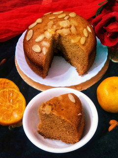 एगलैस ऑरेंज आटा केक (Eggless orange aata cake recipe in hindi) रेसिपी मुख्य फोटो