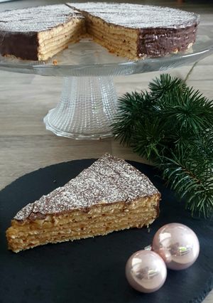 Baumkuchen mit Marzipan Rezepthauptbild