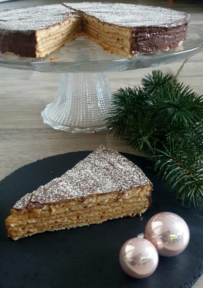 Baumkuchen mit Marzipan Rezepthauptbild