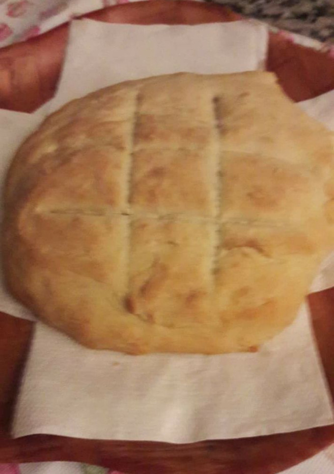 Una foto de Pan de campo light y económico y vegan 🍳🍲