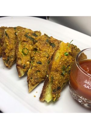 A picture of মুসুর ডালের স্যান্ডুইচ (Lentil Sandwich Recipe).