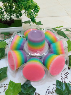 Foto resep Puding Rainbow Ekonomis