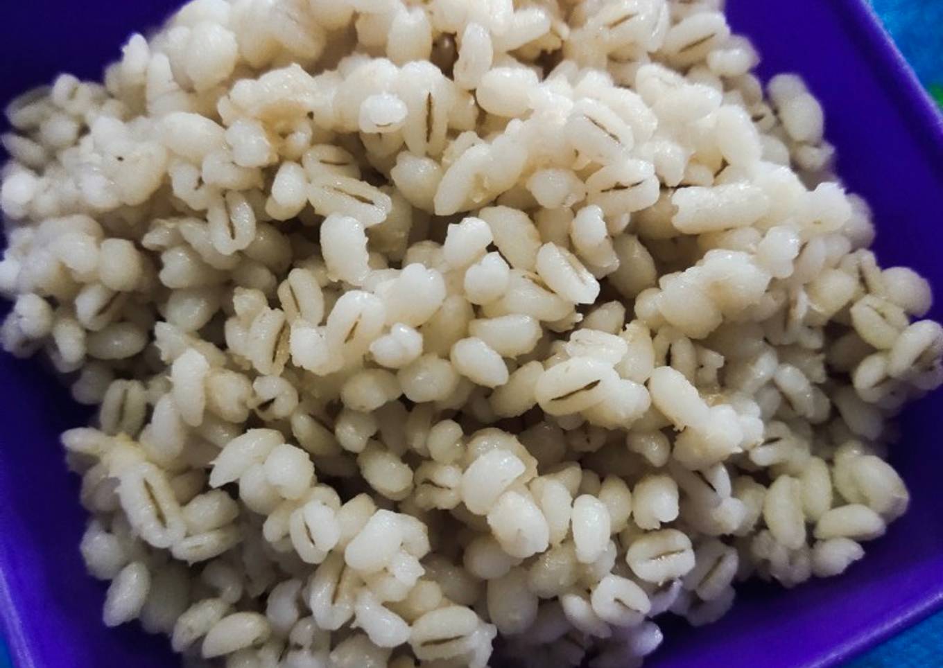 Jali-jali/barley pengganti Nasi