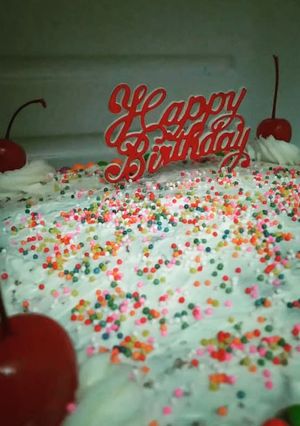 Foto resep Kue Ulang Tahun Sederhana (Cake Birthday)