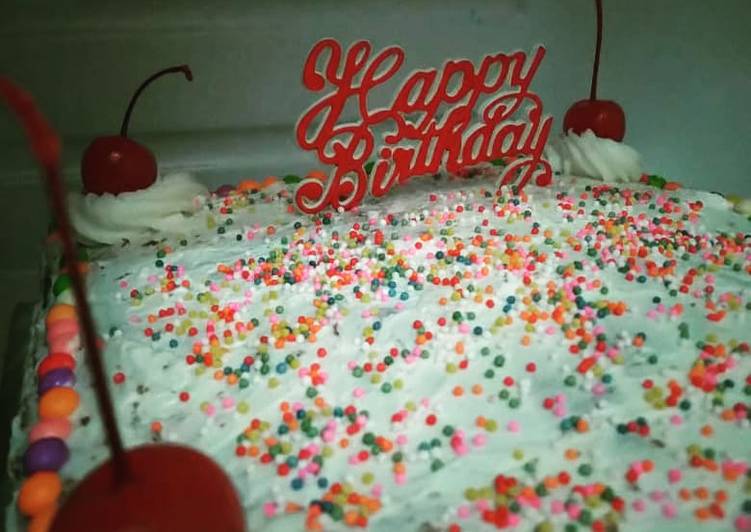 Resep Kue Ulang Tahun Sederhana (Cake Birthday) Anti Gagal