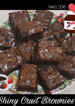 Foto resep Shiny Crust Brownies