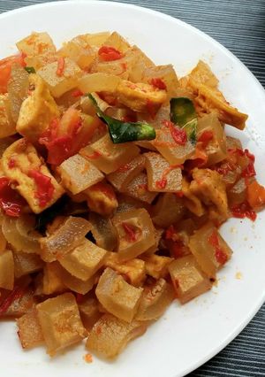 Foto resep Kikil Tahu Sambal Daun Jeruk