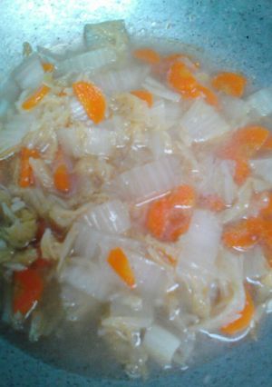 Foto resep Tumis SaPuWor (Sawi Putih Wortel) Express
