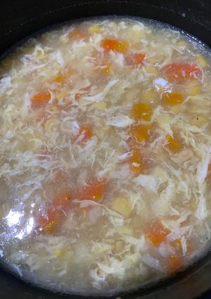 Foto resep Sup Jagung Telur ala resto