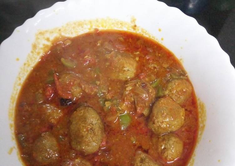 Recipe of Homemade Meatballs in sauce