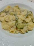 Orecchiette con Zucchine e Patate al Parmigiano Reggiano