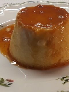 Una foto de Flan de huevo casero