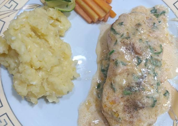 Resep Salmon Steak With Lemon Butter Sauce Oleh Thea Tantia Cookpad