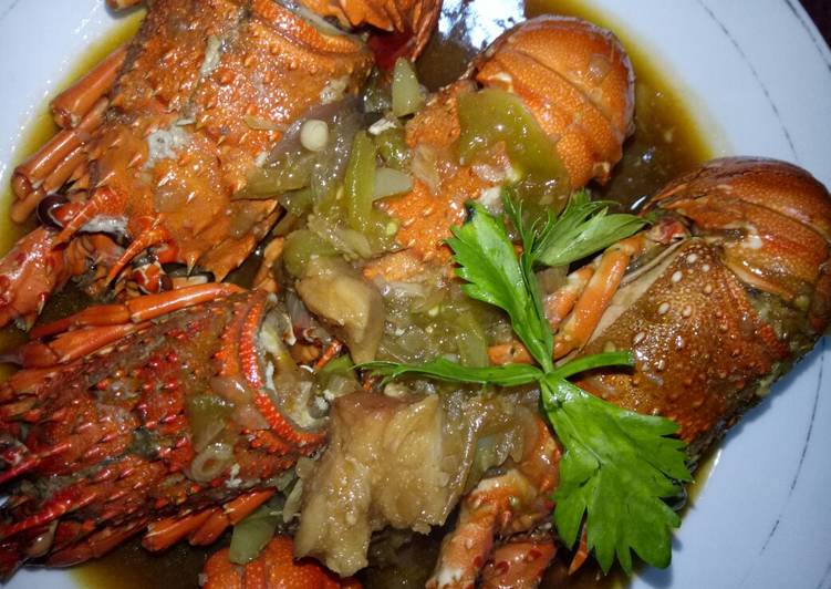 Resep Lobster Kuah Lada Manis Yang Nikmat