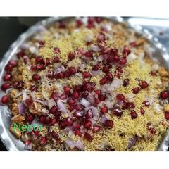 A picture of Dabeli Masala Tikki Chaat.