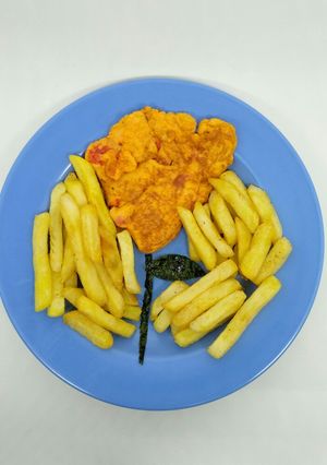 Foto resep Telur dadar sosis keju