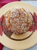Almond-Topped Panettone with Simple Dough 🥧