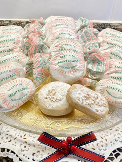 Una foto de Mantecados de almendra y canela “sin gluten”