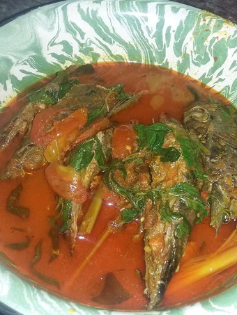 Resep Asam pedas Kepala ikan tongkol, Bikin Ngiler