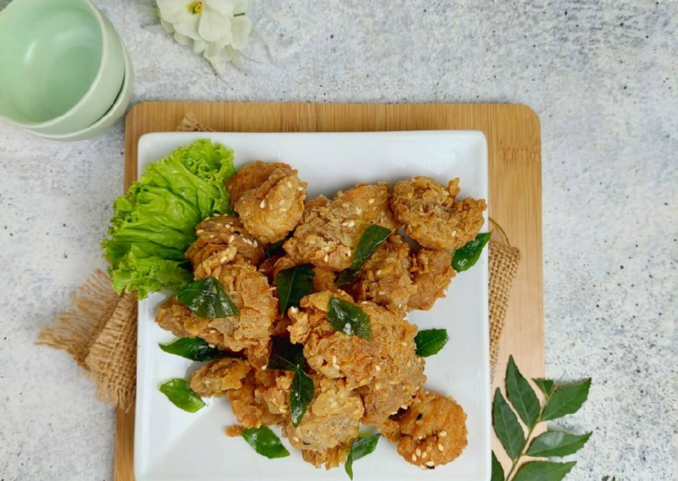 Udang Goreng Tepung Kari