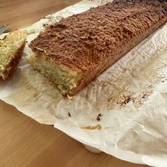 A picture of Super simple and easy coconut cake.