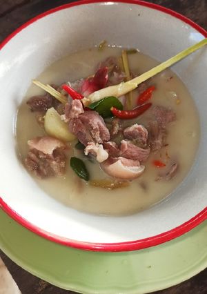 รูปของ เค็มหมูต้มกะทิ (หนางหมูต้มกะทิ)