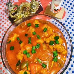 A picture of Chinese Style Chicken Manchurian.