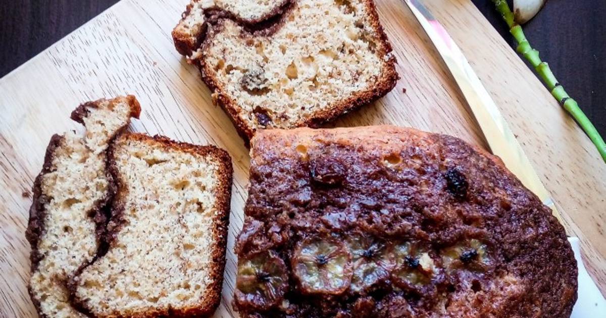 Resep No Oven Banana Cinnamon Bread/Cake (Bolu Panci) oleh Noof's