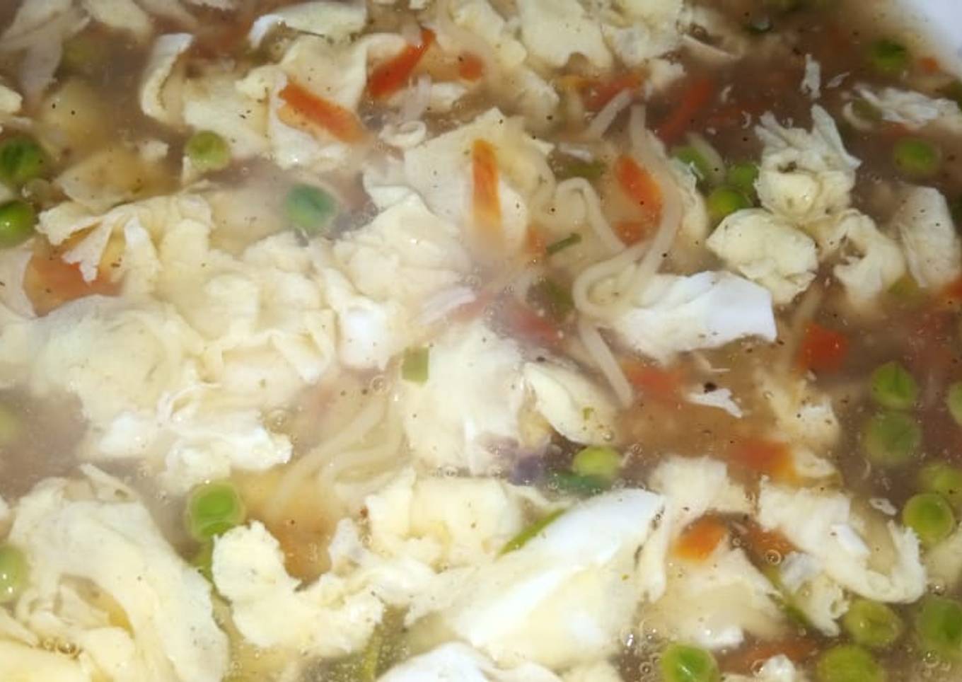 Noodles Vegetable Soup,