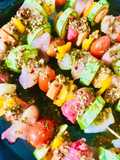 BROCHETTES PRIMAVERALES 🍡🍢🥓🍡🍢🥓CON POLLO