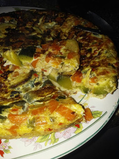 Una foto de Tortilla de zapallitos verdes