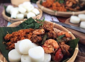 Gambar Lontong Kering (stail mamaell)