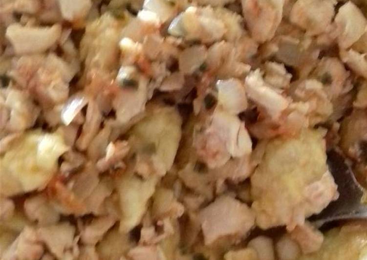 Nhoque de trigo com molho de frango - Tudogosreceitas