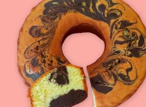 Foto resep Bolu Jadul / Marmer Cake Ekonomis 2 Telur