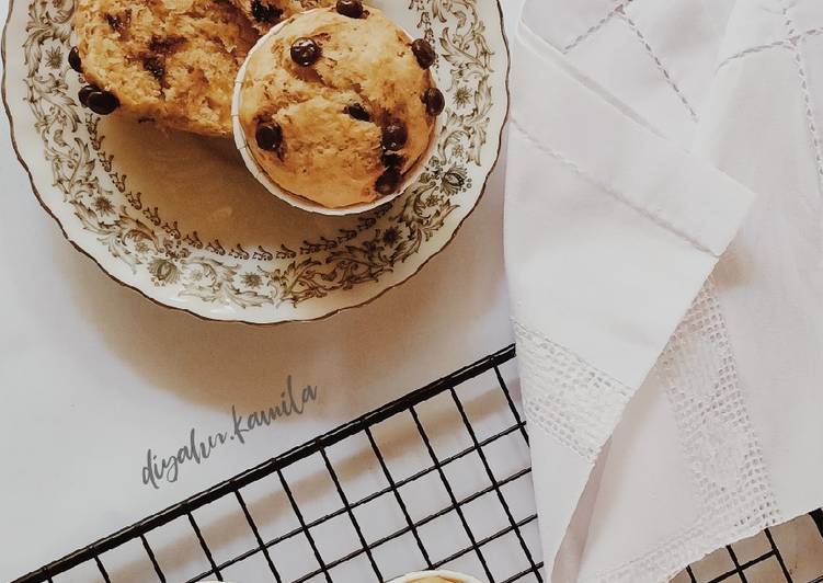 Choco banana muffin