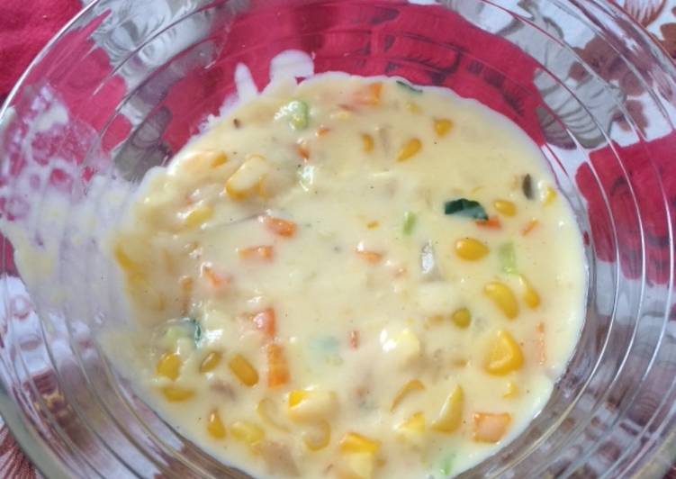 Easiest Way to Make Yummy Cream soup jagung wortel mpasi 1 th