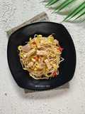 Tumis Kecambah Tempe Bakso