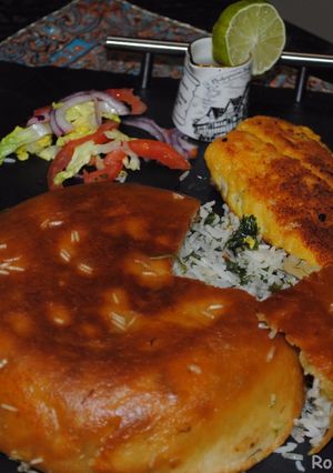 Fish Rice Iran Persian Herbed Rice With Fish (Sabzi Polow Mahi) For Iranian New Year ...