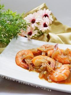 Foto resep (Simple!) Udang Mentega Saos