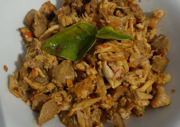 IDE #Resep Ayam Suwir Baso Pedas ide masakan sehari hari
