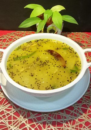 A picture of Summer Special Tok Dal Bengali Style.