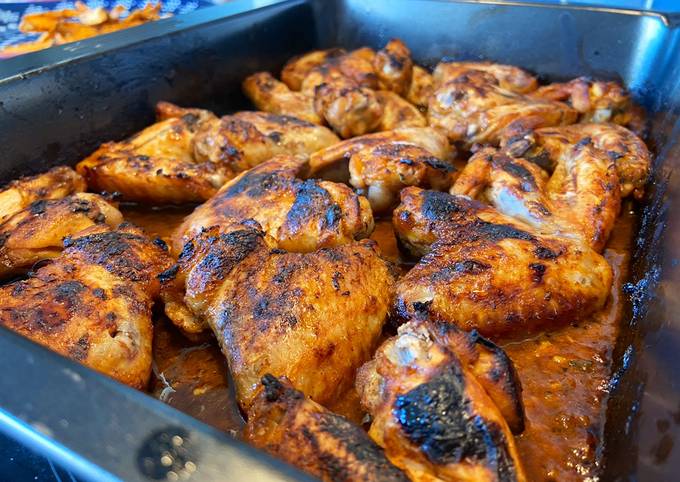 marinate chicken wings before grilling