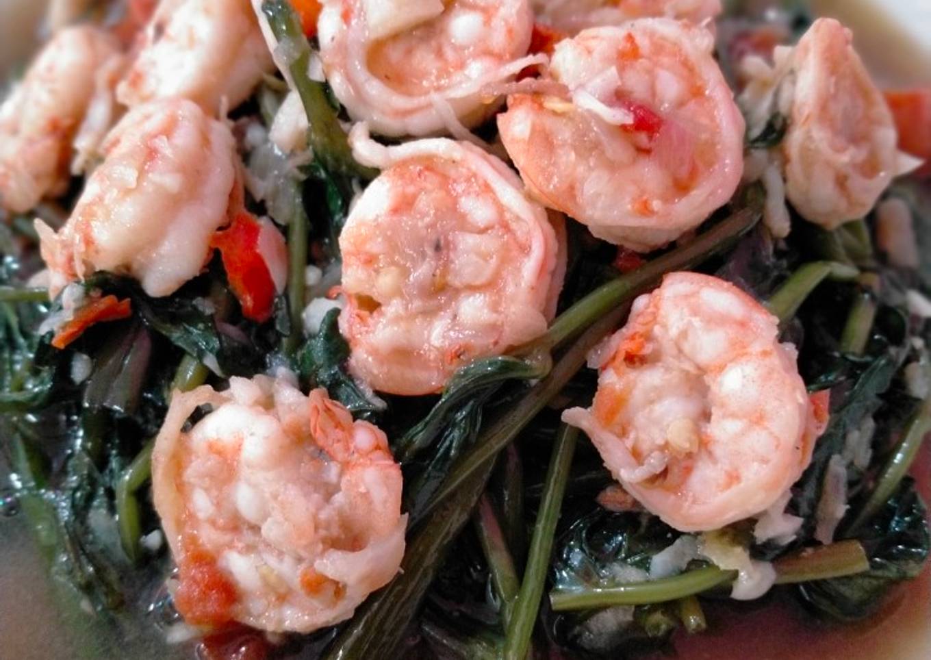 Cah kangkung udang