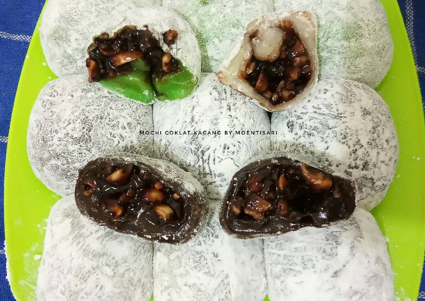 Resep Mochi cokelat kacang