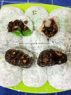 Foto resep Mochi cokelat kacang
