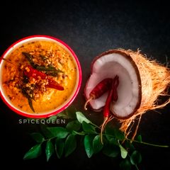 Red Coconut Chutney A picture of Red Coconut Chutney.