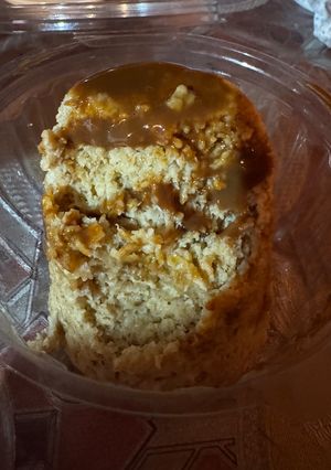 Una foto de Postre de avena y banana en microondas