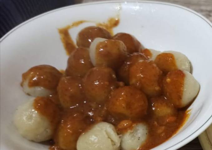 Resep Cilok bumbu kacang, Lezat Sekali